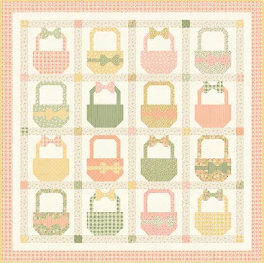 Baskets & Bows Quilt Pattern by My Sew Quilty Life - Etsy