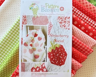 Strawberry Social Quilt Kit with Fabric from Moda
