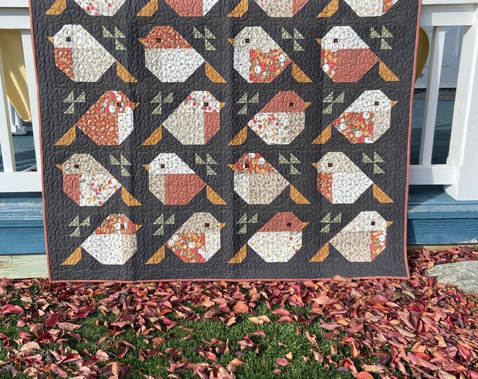 Pen and Paper Patterns Sparrows Quilt Pattern or Quilt Kit Etsy