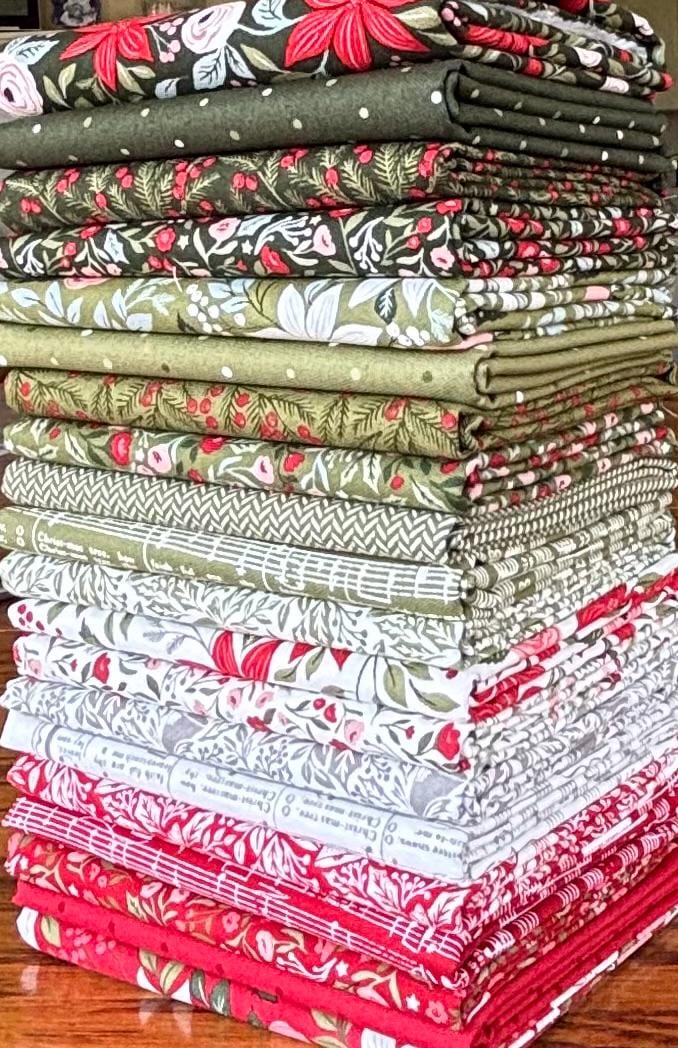 Berry and Pine Custom Fabric Bundle by Lella Boutique from Moda