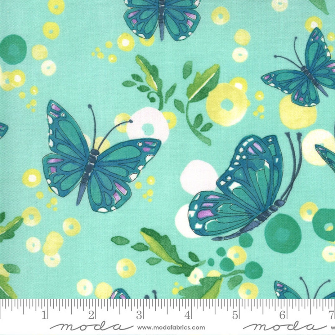 Cottage Bleu Fabric by Robin Pickens 48691 13 Dewdrop - Etsy