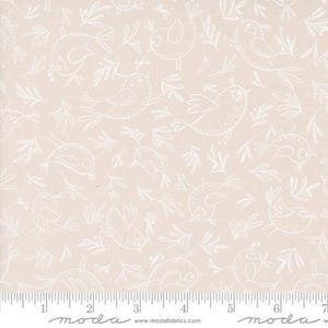 Chirp Quilting Fabric by Elena Amo from Moda 39034 11 Cloud
