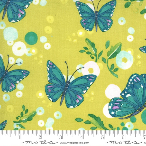 Cottage Bleu fabric by Robin Pickens  48691 12 Sunlit