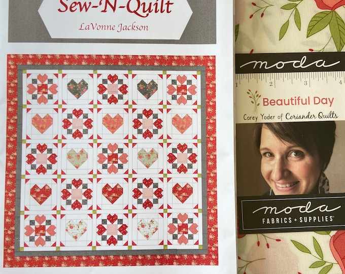 Surrounded by Love Quilt Kit With Beautiful Day Fabric by Corey Yoder