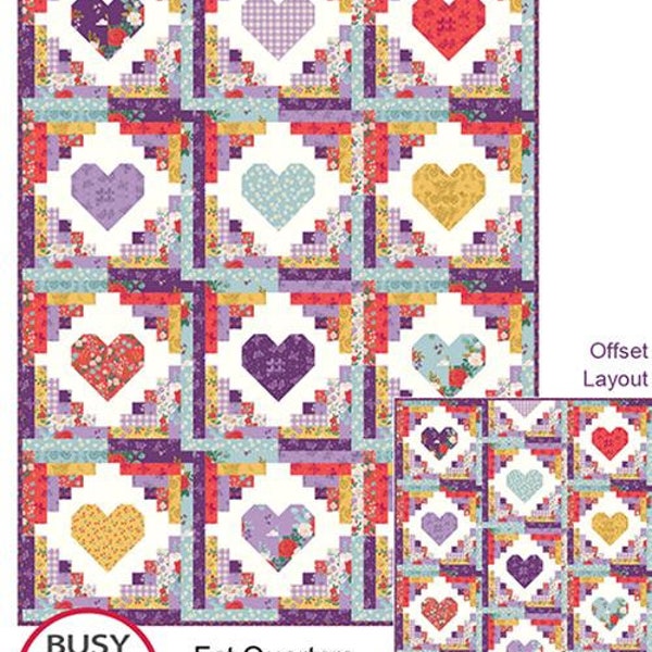 Quilty Cabins Quilt Pattern from Busy Hands Quilts