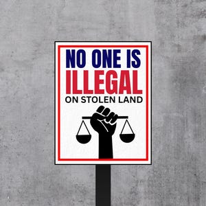 No one is illegal Protest Sign SVG PNG jpg pdf | political artwork | AntiTrump Protest Poster For March,Rally Sign,Protest Sign, printable