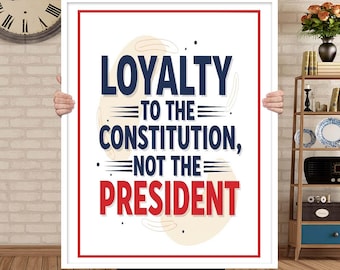 Protégez le panneau de rassemblement pour la démocratie, affiche de protestation contre les rois anti-Trump, graphique de loyauté constitutionnelle, téléchargement immédiat, fichiers SVG PNG JPG pdf