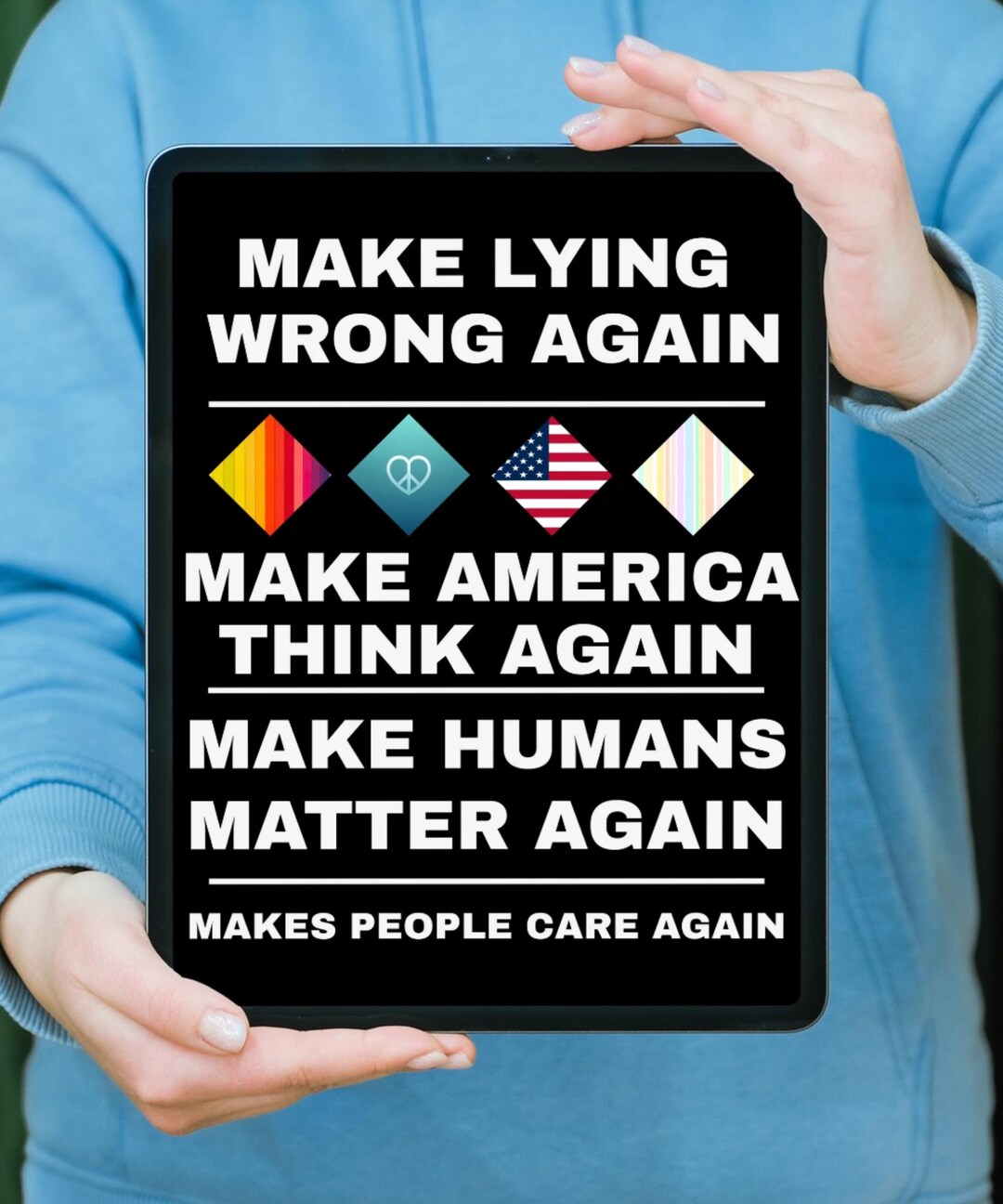 Make Lying Wrong Again Protest Sign SVG PNG Jpg Pdf, Anti-trump No ...