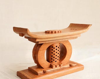 Taburete Aniwa Ashanti - Taburete africano