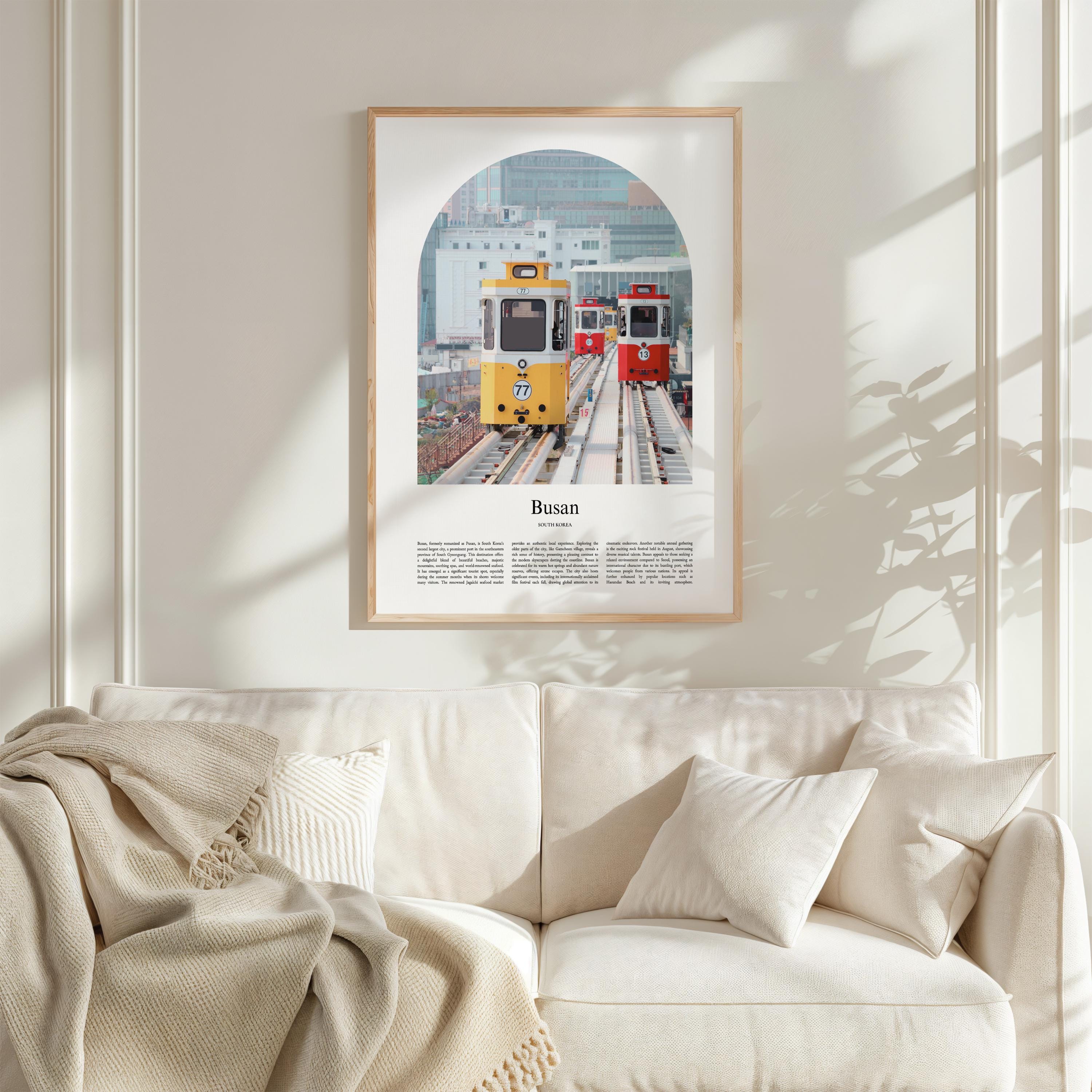 Busan Poster Print, Busan Travel Poster, Busan Custom Color Print ...