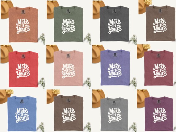 Comfort Colors Mockup Bundle, 27 Comfort Colors 1717 Mockup Bundle, C1717 Flatlay Mockup Bundle, Folded Tee Mockup, t-shirt Mockup.