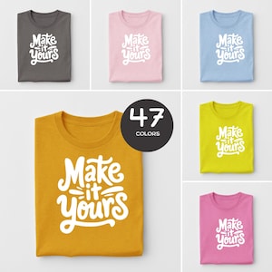 Gildan 5000 Mockup Bundle, 47 Gildan Tee Shirt Mockup Bundle Print On Demand, Apparel Mockup Bundle, Gildan Mockup Bundle Instant Download