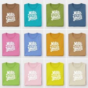 Gildan 5000 Mockup Bundle, Gildan Tee Shirt Mockup Bundle Print On Demand, Apparel Mockup Bundle, Gildan Mockup Bundle, gildan mockup summer