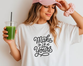 2X Gildan 5000 White Tshirt Mockup, G5000 White Shirt Mock-up, Oversized G500 Tee Mock, Gildan 5000 mockup,Real Person