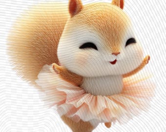 20 Quirky Squirrel Clipart Set | Funny Characters PNG Transparent Background| 300DPI