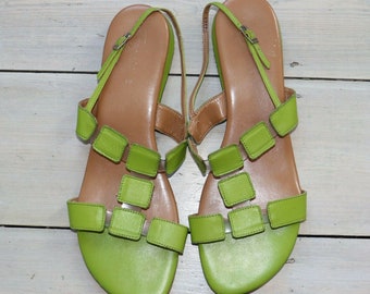 emerald green sandals uk