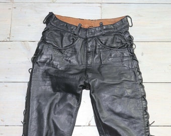 mens lace up fly jeans