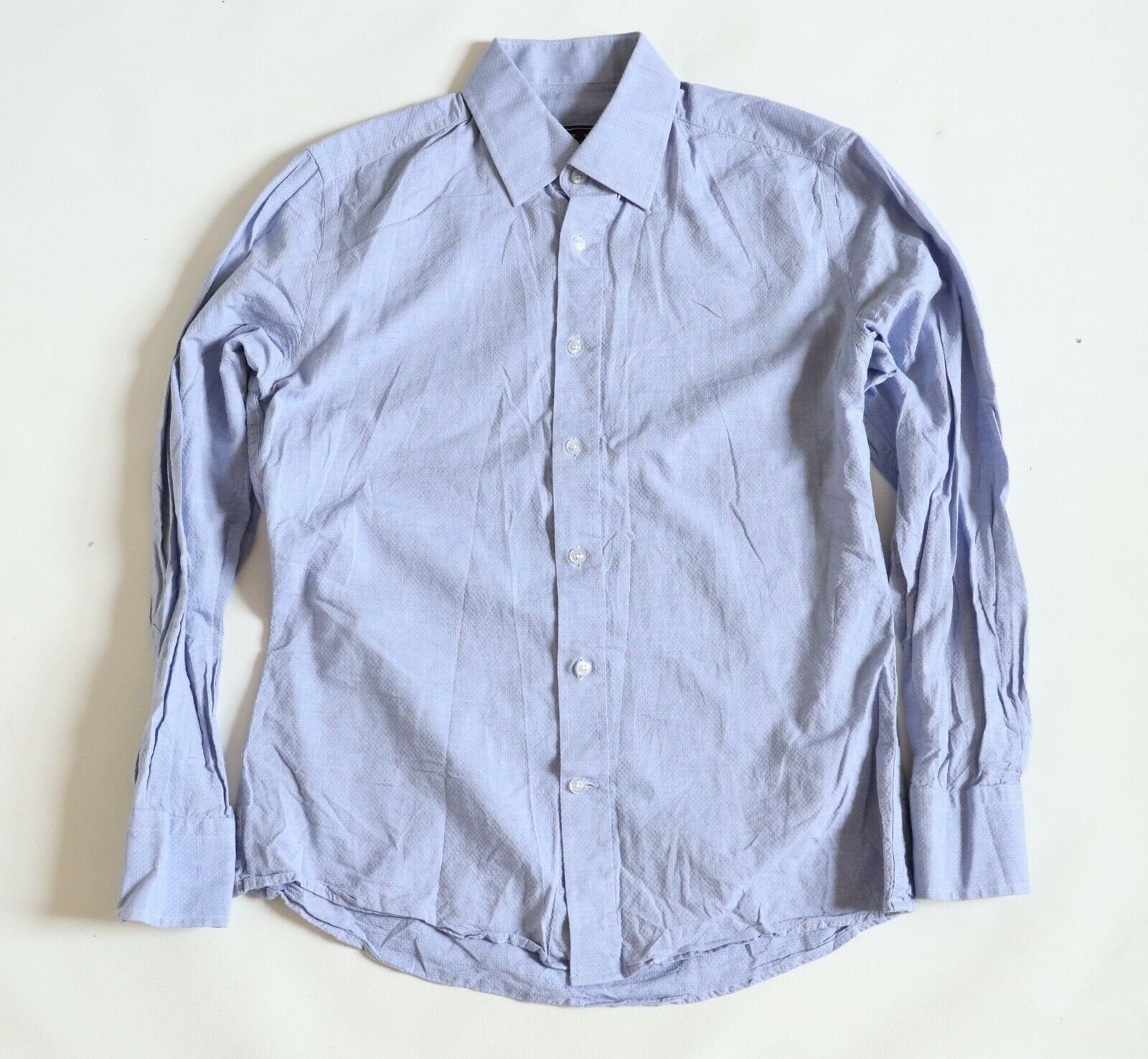 Hand Cut Blue Cotton Shirt - Etsy