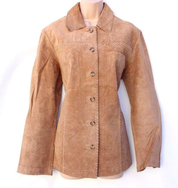 Vintage Beige / Brown 100% Real Leather TCM Stitch