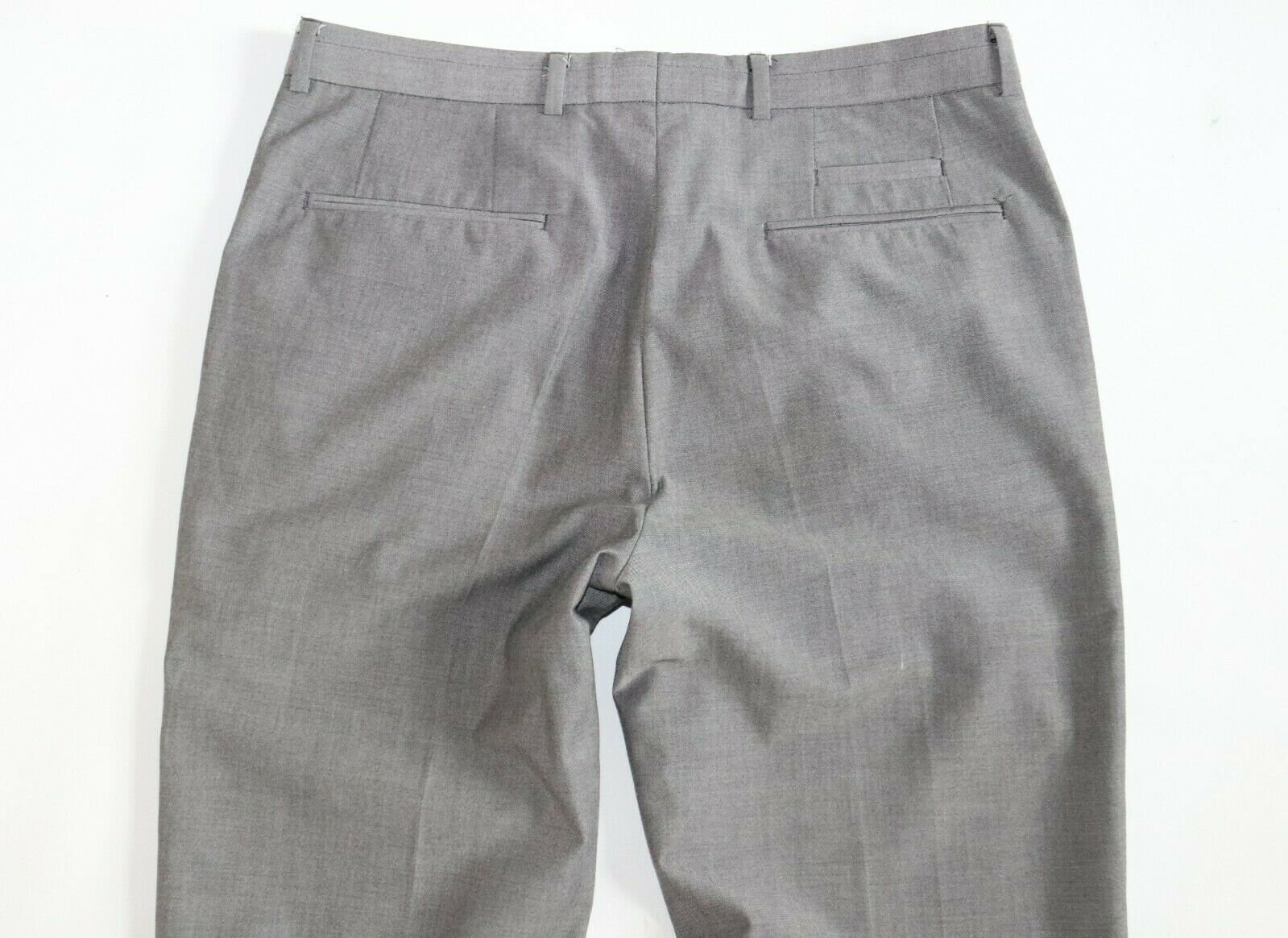 Men's Vintage Zip Fly Grey Suit Pants Trousers W32 L33 | Etsy