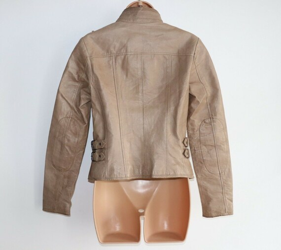 Vintage RINO PELLE Beige 100% Chaqueta de Abrigo Etsy España