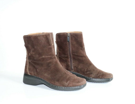 clarks wedge heel boots