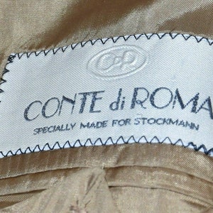 Men's Vintage CONTE DI ROMA Beige 100% Wool Blazer Jacket - Etsy UK