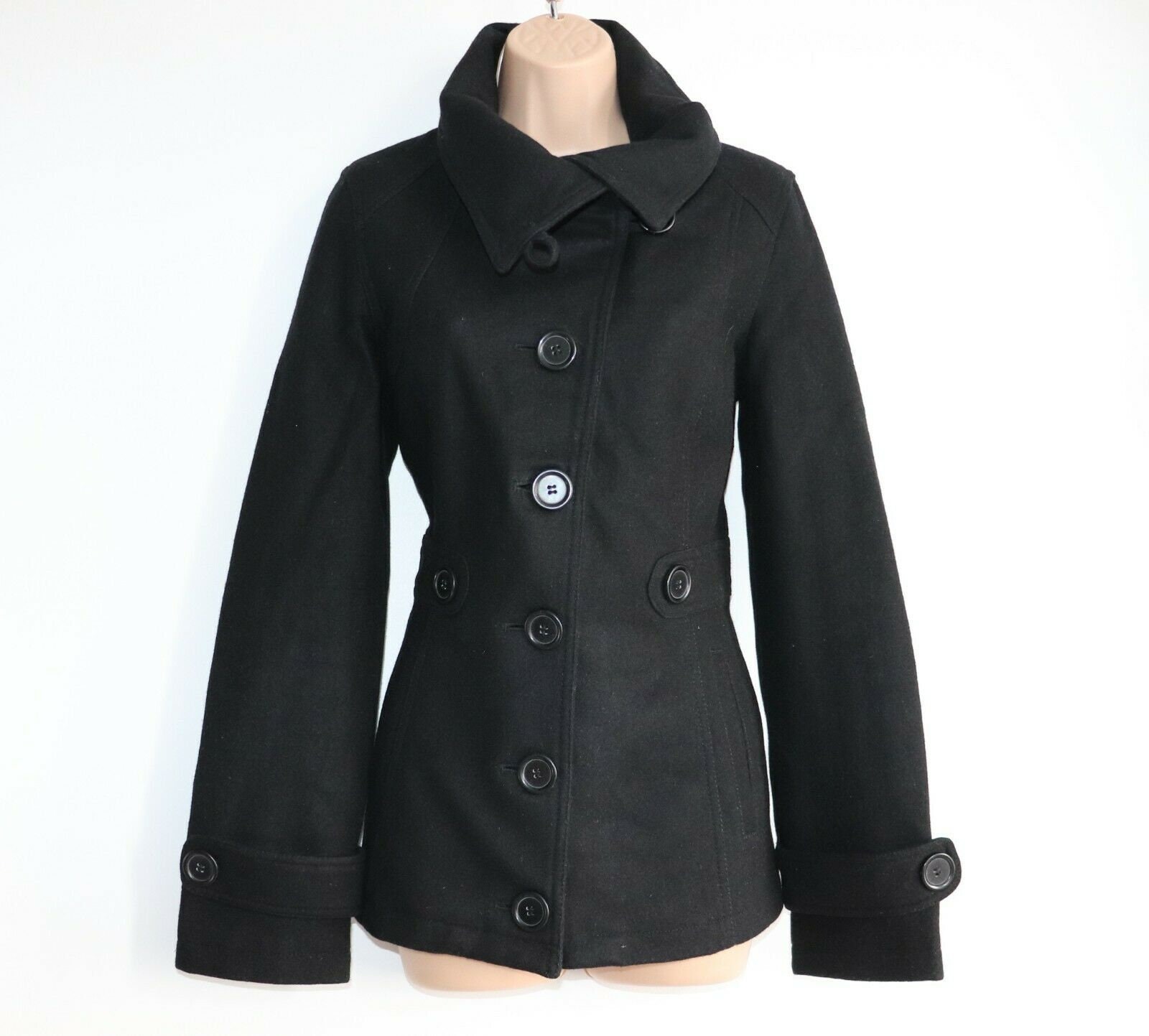 GLORIA Black Wool Blend Jackets 
