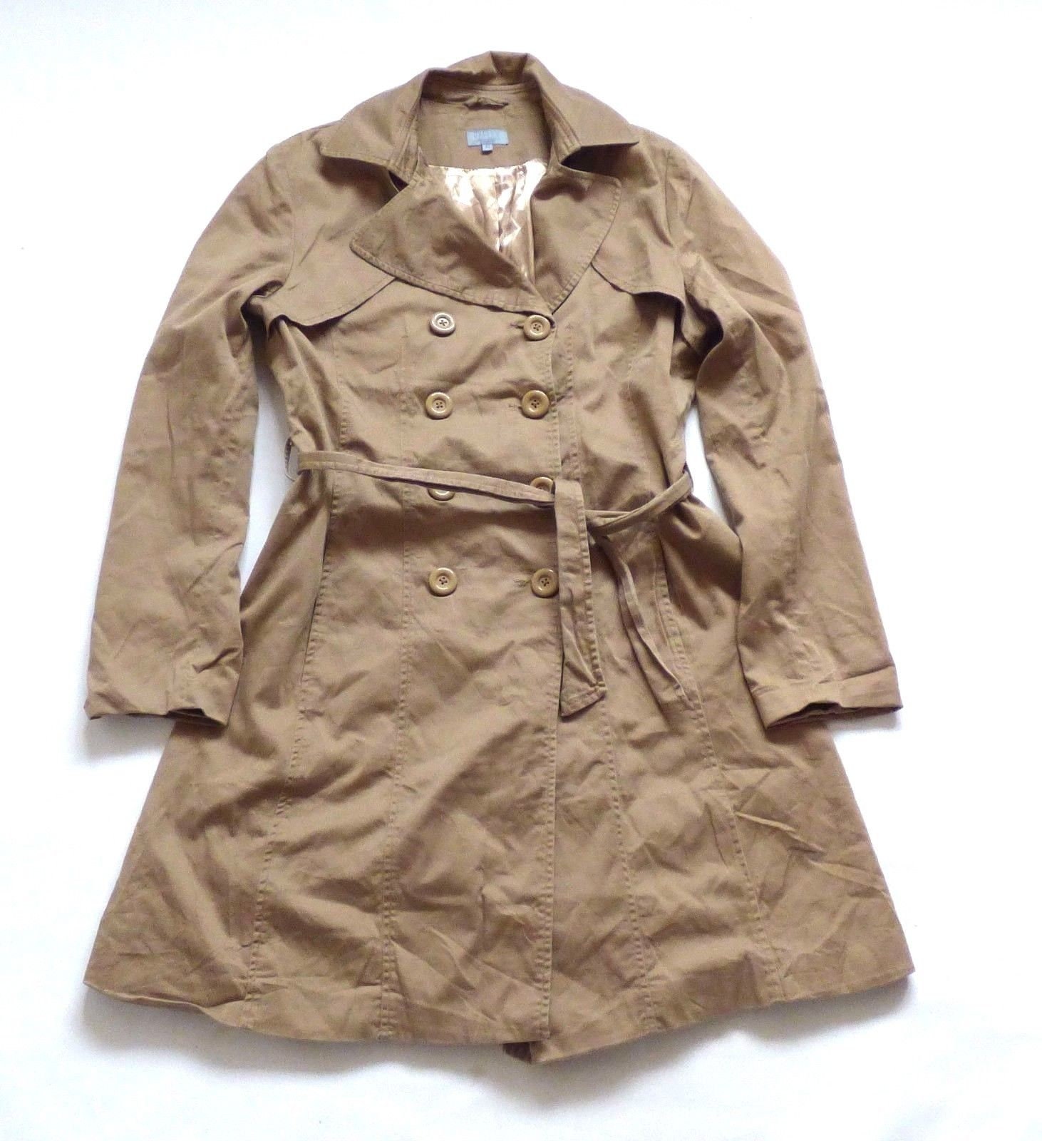 Women's Vintage REFLEX Beige Cotton Trench Coat Mac UK14 | Etsy UK