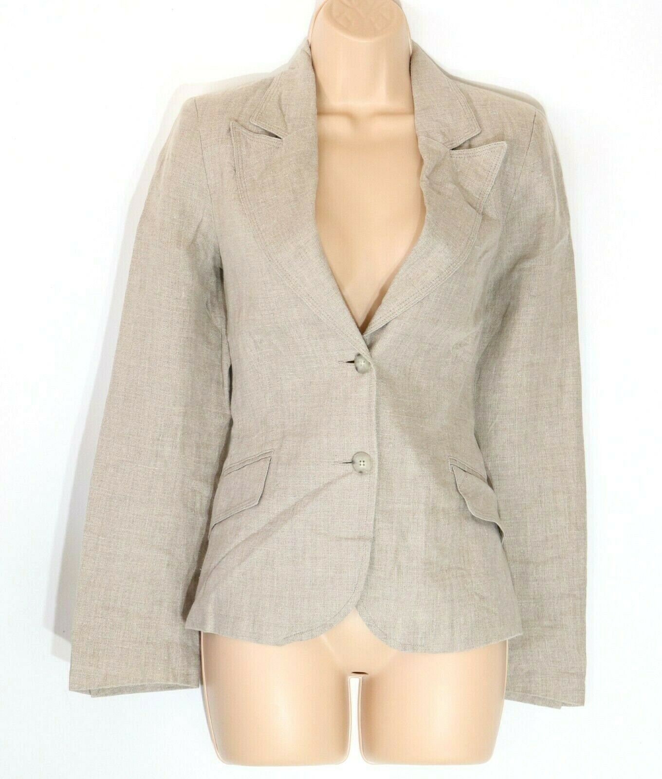 Women's Vintage MARI PHILIPPE Beige 100% Linen Blazer - Etsy UK