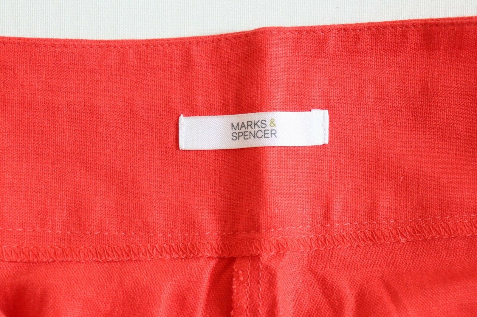 Women's Vintage MARKS&SPENCER Orange Linen Shorts Culottes | Etsy