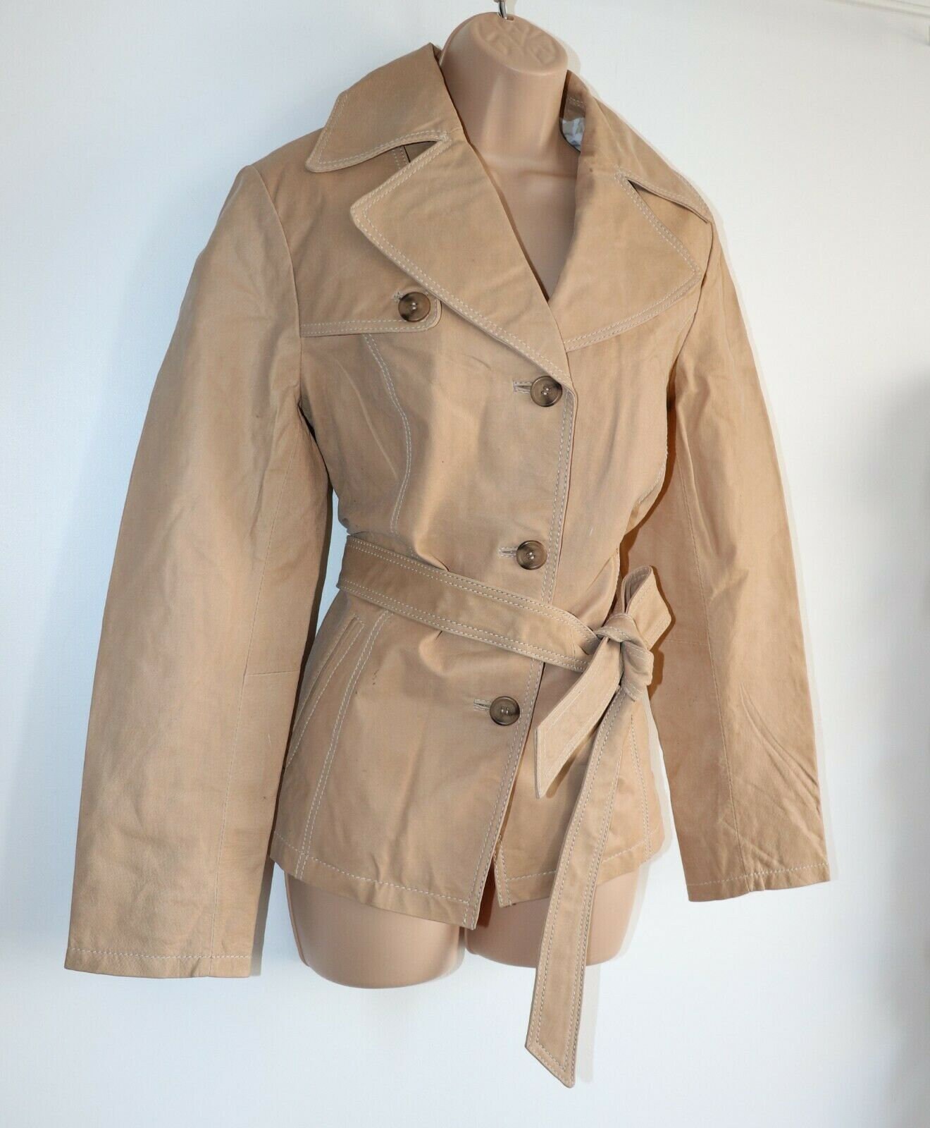Women's Vintage LIVELO ATTITUDE Belted Beige 100% Leather | Etsy