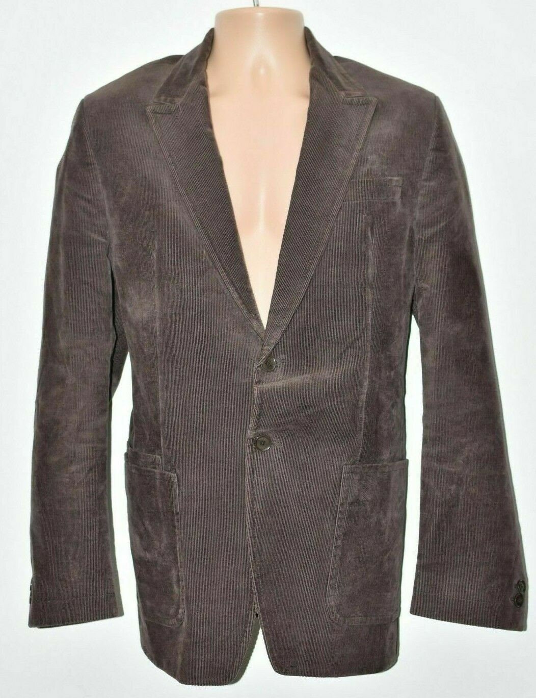 Image of Men's Vintage Mexx Sports Brown Corduroy Blazer Jacket M Pit To 21.5In