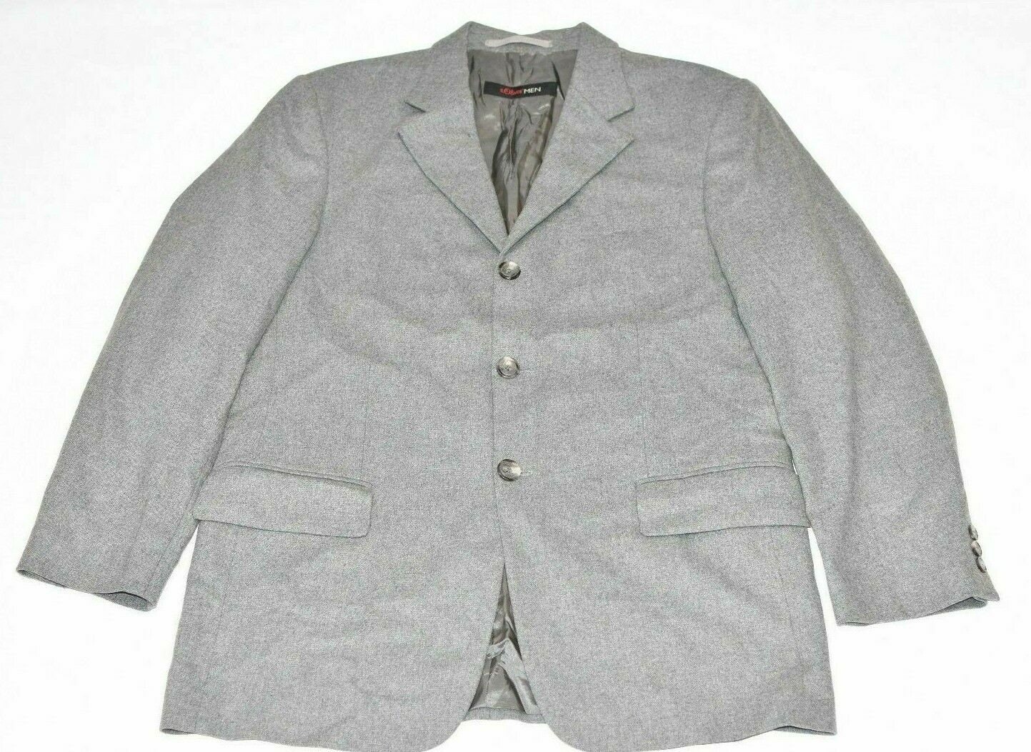 Men's Vintage S.OLIVER Grey Wool Blend Blazer Suit Jacket - Etsy