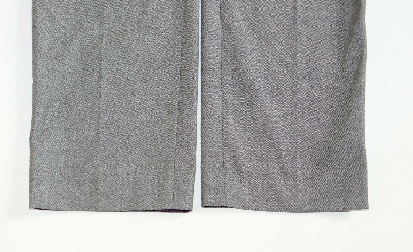 Men's Vintage Zip Fly Grey Suit Pants Trousers W32 L33 | Etsy