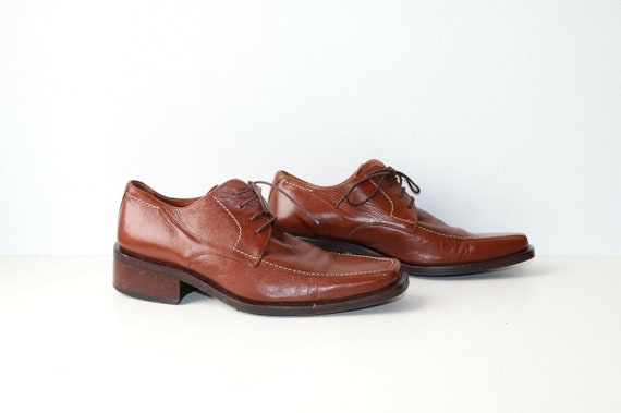 JM LUXUS Tan 100% Leather Shoes UK6 