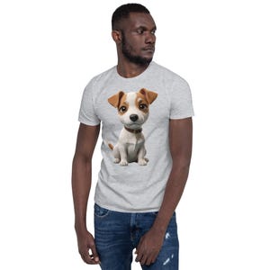 Niedliches Hunde-Grafik-T-Shirt | Lustiges Welpen-Liebhaber-T-Shirt | Weiches Unisex T-Shirt für Hunde Mamis & Papas