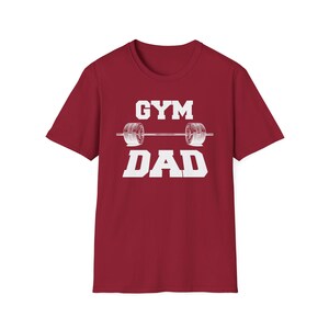 Gym Dad Barbell T-Shirt: Strong Fathers Who Lift image 6