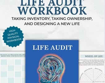 Life Audit Workbook – Self-Help Guided Journal for Goal Setting & Personal Growth