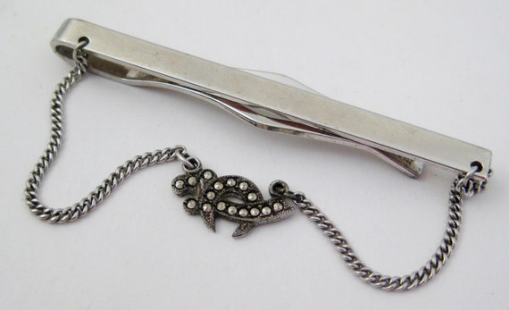 Vintage 50s Sterling Silver & Marcasite Masonic S… - image 5