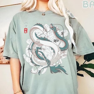 Spirited Away Haku Shirt, Sweatshirt, Hoodie, Studio Ghibli Shirt, Spirited Away Shirt, Studio Ghibli Gift Shirt, Y2K Shirt