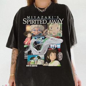 Vintage Spirited Away Shirt, Sweatshirt, Hoodie, Studio Ghibli Shirt, Spirited Away Shirt, Totoro Shirt, Studio Ghibli Gift Shirt, Y2K Shirt