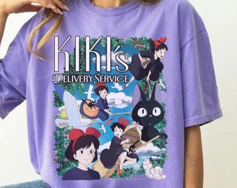 Kiki's Delivery Service Shirt, Sweatshirt, Hoodie, Studio Ghibli Shirt, Kiki's Delivery Service Shirt, Studio Ghibli Gift Shirt, Y2K Shirt