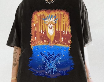 Vintage Forest Spirit Shirt, Sweatshirt, Hoodie, Studio Ghibli Shirt, Princess Mononoke Shirt, Studio Ghibli Gift Shirt, Y2K Shirt