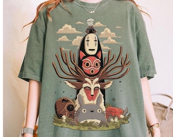 Vintage Studio Ghibli Shirt, Sweatshirt, Hoodie, Studio Ghibli Shirt, Studio Ghibli Gift Shirt, Hayao Miyazaki Shirt, Y2K Movie Shirt