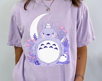 Camiseta, sudadera, sudadera con capucha de Mi Vecino Totoro, camiseta de Studio Ghibli, camiseta de Totoro, camiseta del Gatobús, camiseta de regalo de Studio Ghibli, camiseta Y2K