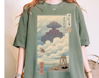 Castle in the Sky Shirt, Sweatshirt, Hoodie, Studio Ghibli Shirt, Totoro Shirt, Castle in the Sky Shirt, Studio Ghibli Gift Shirt, Y2K Shirt