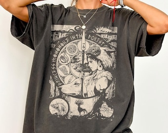 Vintage Princess Mononoke Shirt, Sweatshirt, Hoodie, Studio Ghibli Shirt, Mononoke Shirt, Studio Ghibli Gift Shirt, Y2K Shirt
