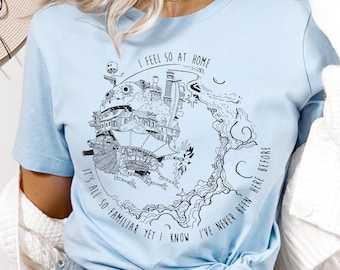 Vintage Howl's Moving Castle Shirt, Sweatshirt, Hoodie, Studio Ghibli Shirt, Howl's Moving Castle Shirt, Studio Ghibli Gift Shirt, Y2K Shirt