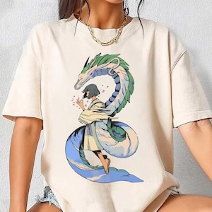 Spirited Away Haku Shirt, Sweatshirt, Hoodie, Studio Ghibli Shirt, Spirited Away Shirt, Studio Ghibli Gift Shirt, Y2K T-Shirt